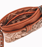 Load image into Gallery viewer, Wrangler Hair-On Cowhide Crossbody
