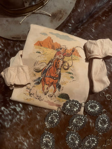 Vintage Cowpoke Long Sleeve Tee