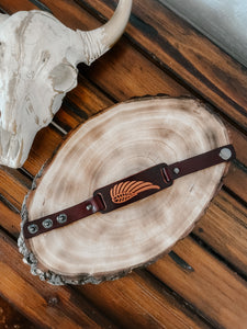 Indian Trail Leather Bracelet